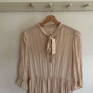 light blush maxi dress